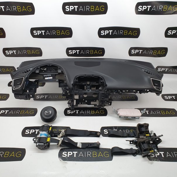 MAZDA 3 LIFT TABLEAU DE BORD AIRBAG ENSEMBLE CEINTURES DE SÉCURITÉ