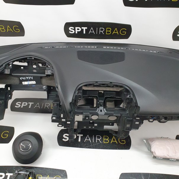 MAZDA 3 CRUSCOTTO AIRBAG SET CINTURE DI...