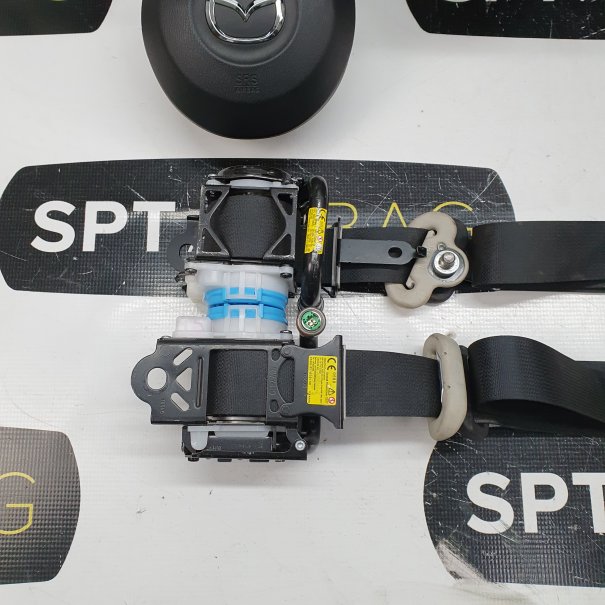 MAZDA 3 CRUSCOTTO AIRBAG SET CINTURE DI...