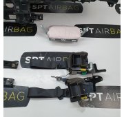 MAZDA 3 CRUSCOTTO AIRBAG SET CINTURE DI SICUREZZA PRETENSIONATORI
