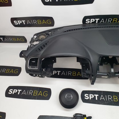 MAZDA 6 DASHBOARD AIRBAG KIT SEAT BELTS 2