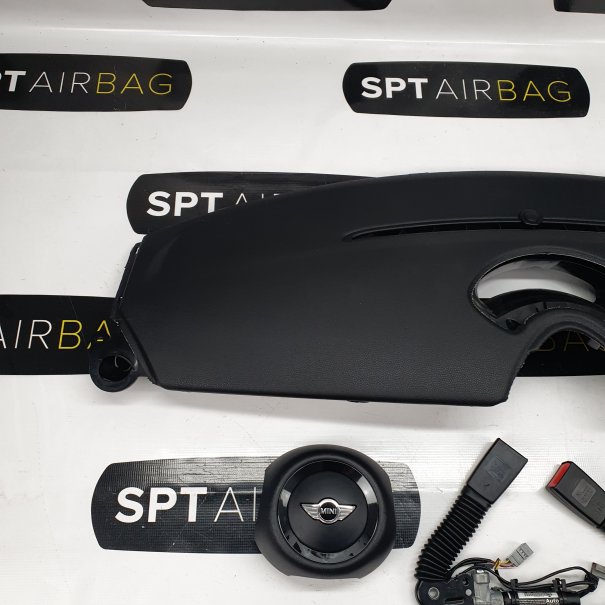 MINI MINI R56 DASHBOARD AIRBAG KIT SEAT BELTS...
