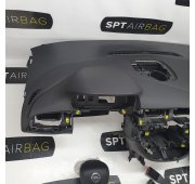 CORSA E DASHBOARD AIRBAG KIT SEAT BELTS TENSIONERS