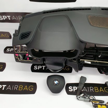 F26 ARMATURENBRETT AIRBAG KIT GURTSTRAFFERN 2