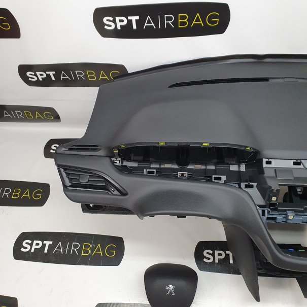 208 I 1 DASHBOARD AIRBAG SET VEILIGHEIDSRIEMEN