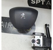 208 2008 DASHBOARD AIRBAG KIT SEAT BELTS