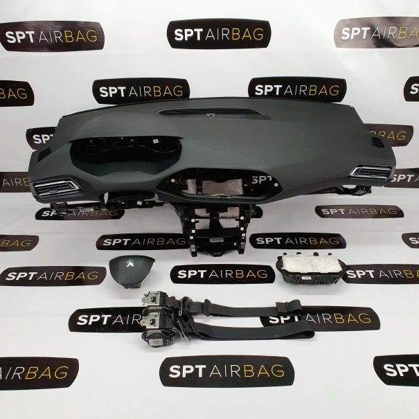 308 T9 CRUSCOTTO AIRBAG SET CINTURE DI SICUREZZA