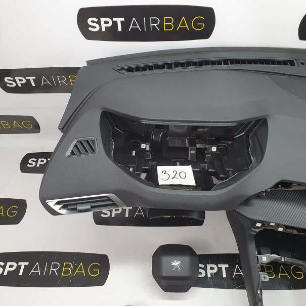 3008 5008 DASHBOARD AIRBAG KIT SEAT BELTS...