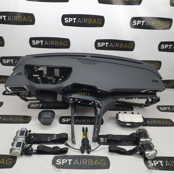 3008 5008 GT DASHBOARD AIRBAG KIT SEAT BELTS TENSIONERS