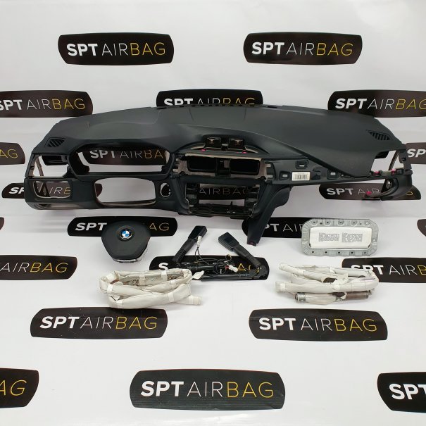 F30 F31 F34 DASHBOARD AIRBAG SET REEKS SPANNER LUCHTGORDIJNEN