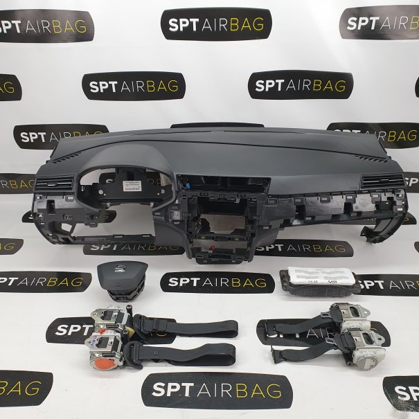 ARONA SALPICADERO TABLERO DE INSTRUMENTOS AIRBAG CONJUNTO CINTURONES DE SEGURIDAD