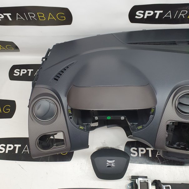 IBIZA 6P DASHBOARD AIRBAG SET VEILIGHEIDSRIEMEN