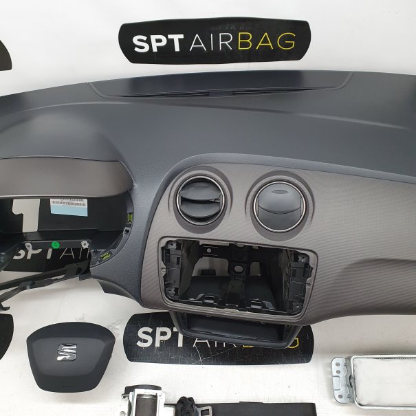 IBIZA 6P DASHBOARD AIRBAG SET VEILIGHEIDSRIEMEN