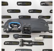 IBIZA 6P LKP DASHBOARD AIRBAG KIT SEAT BELTS