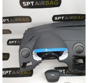 IBIZA 6P LKP DASHBOARD AIRBAG KIT SEAT BELTS