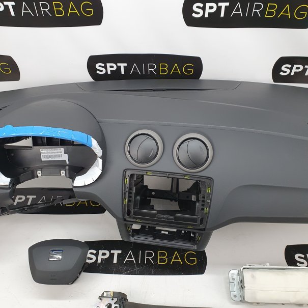 IBIZA 6P LKP DASHBOARD AIRBAG KIT SEAT BELTS