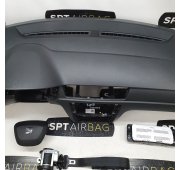 TOLEDO SALPICADERO TABLERO DE INSTRUMENTOS AIRBAG CONJUNTO CINTURONES DE SEGURIDAD