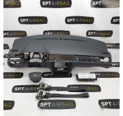 TOLEDO SALPICADERO TABLERO DE INSTRUMENTOS AIRBAG CONJUNTO CINTURONES DE SEGURIDAD