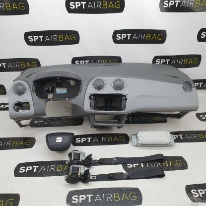 IBIZA 6J AX2 KONSOLA DESKA ROZDZIELCZA AIRBAG PODUSZKI PASY 2