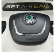 OCTAVIA II 2 LIFT ARMATURENBRETT AIRBAG KIT SICHERHEITSGURTE