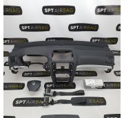 OCTAVIA II 2 VRS ARMATURENBRETT AIRBAG KIT SICHERHEITSGURTE