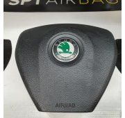 OCTAVIA II 2 VRS DASHBOARD AIRBAG SET REEKS GORDELS