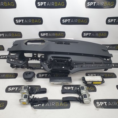 OCTAVIA IV 4 HEAD UP CONSOLE DASHBOARD AIRBAG KIT SEAT BELTS 2