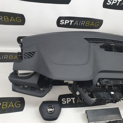 OCTAVIA IV 4 ARMATURENBRETT AIRBAG KIT SICHERHEITSGURTE 2