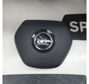 OCTAVIA IV 4 CONSOLE DASHBOARD AIRBAG KIT SEAT BELTS