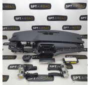 OCTAVIA IV 4 SALPICADERO TABLERO DE INSTRUMENTOS AIRBAG CONJUNTO CINTURONES DE SEGURIDAD