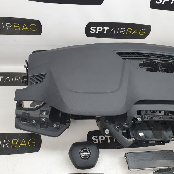 OCTAVIA IV 4 CONSOLE DASHBOARD AIRBAG KIT SEAT...
