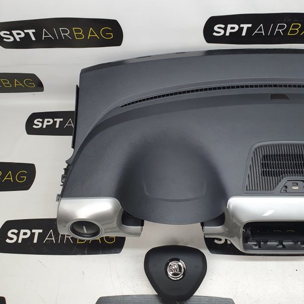 CITIGO SALPICADERO TABLERO DE INSTRUMENTOS AIRBAG CONJUNTO CINTURONES DE SEGURIDAD