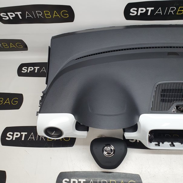CITIGO CRUSCOTTO AIRBAG SET CINTURE DI SICUREZZA