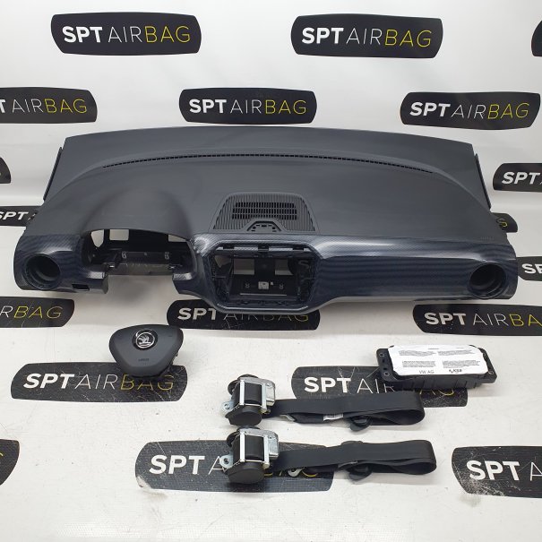 CITIGO DASHBOARD AIRBAG SET REEKS GORDELS