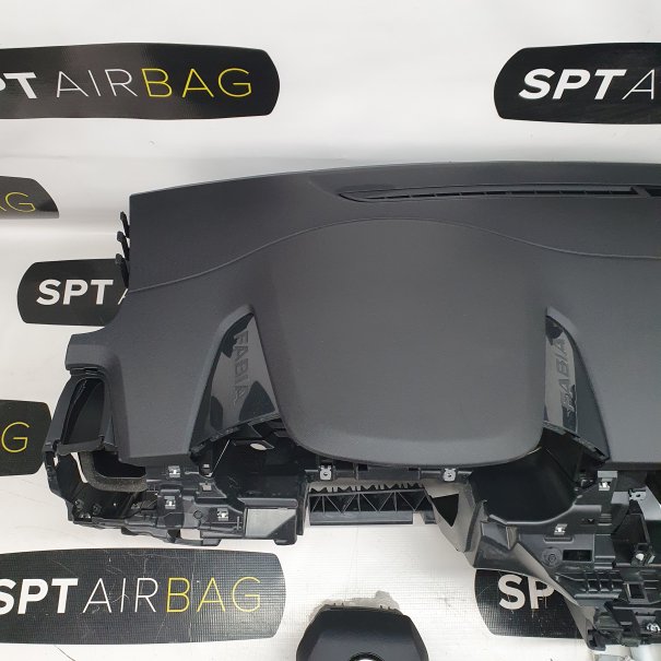 FABIA IV 4 DASHBOARD AIRBAG KIT SET BELTS CURTAINS