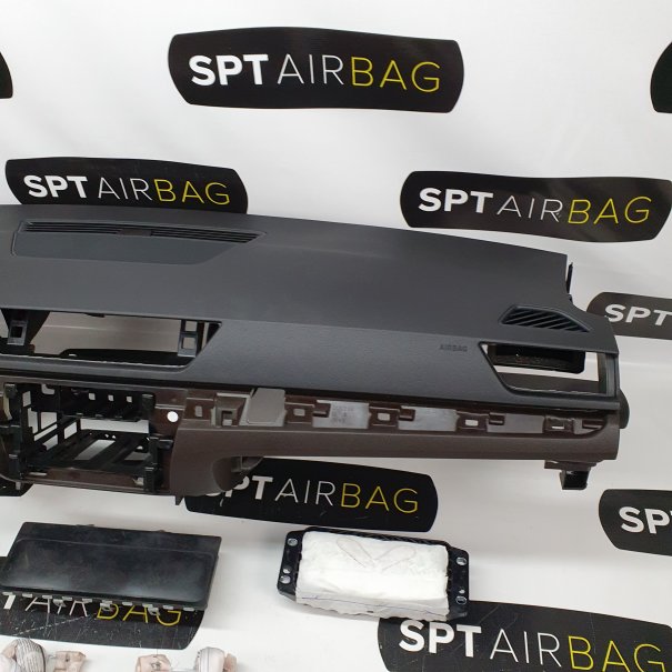 SUPERB III 3 DASHBOARD AIRBAG KIT SEAT BELTS...