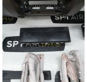 SUPERB III 3 ARMATURENBRETT AIRBAG KIT SICHERHEITSGURTE LUFTVORHÄNGE