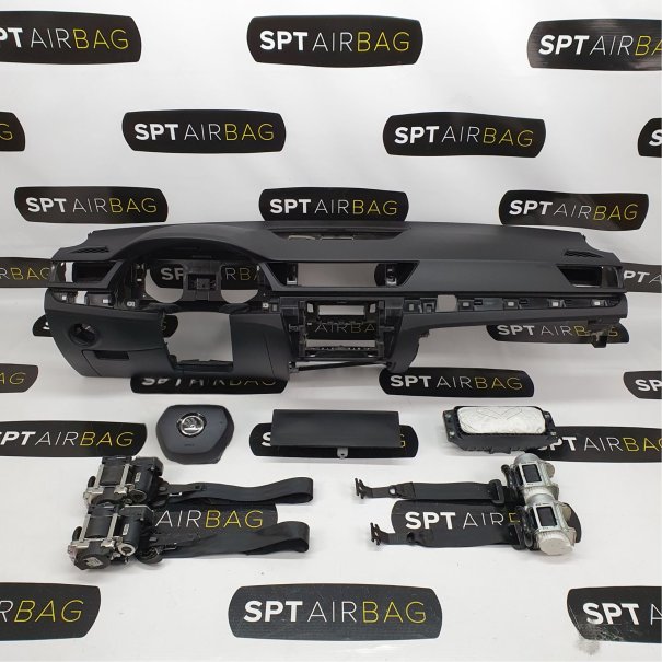 SUPERB III 3 CRUSCOTTO AIRBAG SET CINTURE DI...