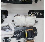 COROLLA E21 FACELIFT  CONSOLA SALPICADERO TABLERO DE INSTRUMENTOS AIRBAG CONJUNTO CINTURONES DE SEGURIDAD