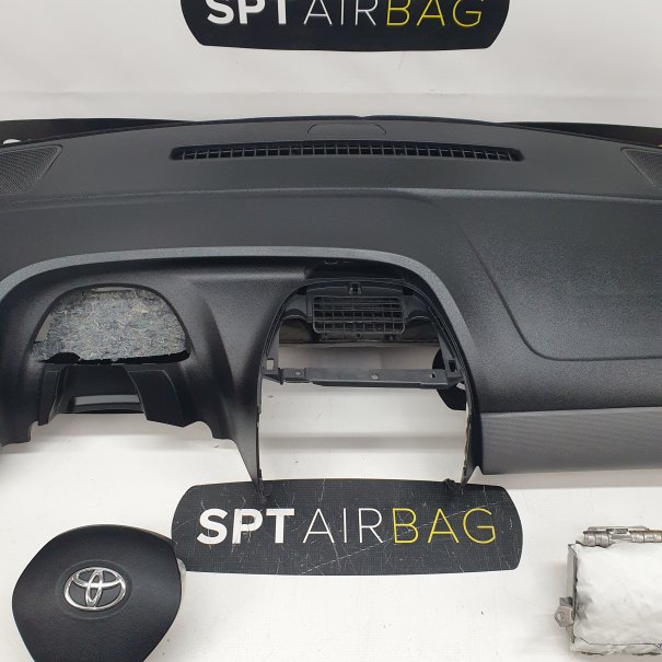 AYGO CONSOLE DASHBOARD AIRBAG CUSHIONS BELTS