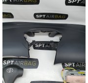 YARIS II 2 CONSOLE DASHBOARD AIRBAG KIT SEAT BELTS