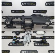 YARIS IV 4 CONSOLA DASHBOARD AIRBAG KIT SET BELTS CURTAINS