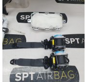 YARIS IV 4 CONSOLA DASHBOARD AIRBAG KIT SET BELTS CURTAINS