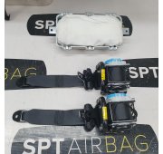 YARIS IV 4 DASHBOARD AIRBAG SET VEILIGHEIDSRIEMEN