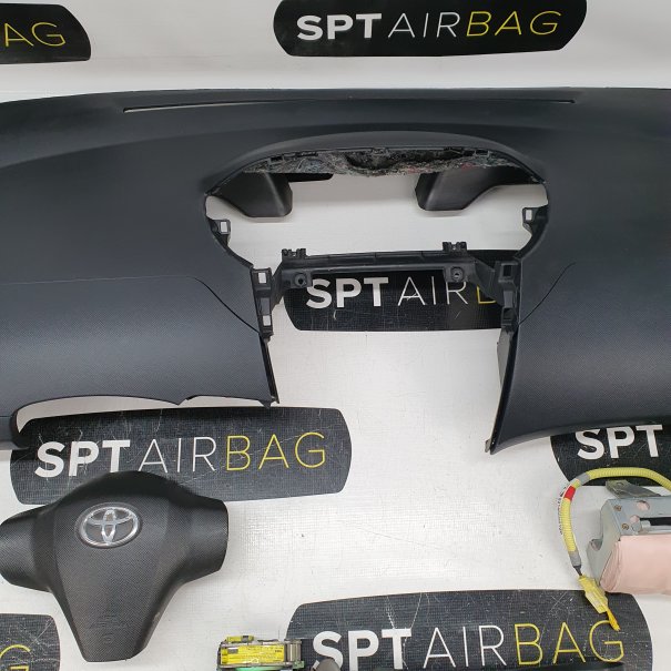 YARIS II 2 CONSOLE ARMATURENBRETT AIRBAG KIT...