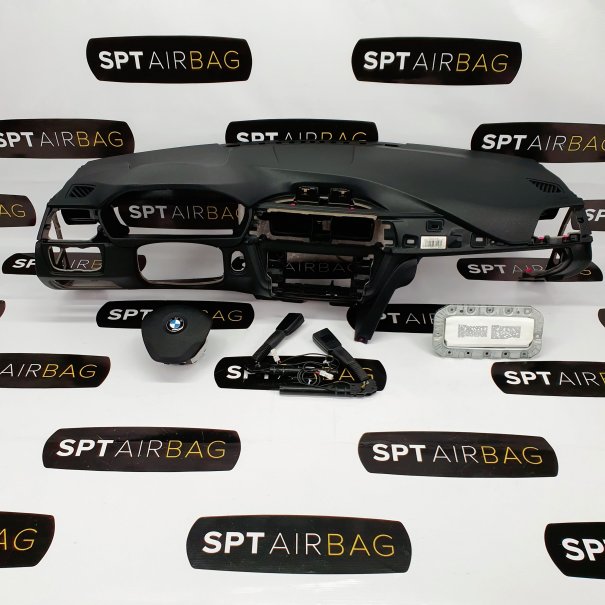 F30 F31 F34 ARMATURENBRETT AIRBAG KIT GURTSTRAFFERN