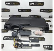 YARIS III 3 CONSOLE ARMATURENBRETT AIRBAG KIT SICHERHEITSGURTE