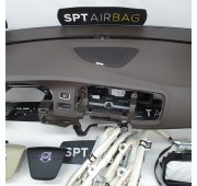V60 CRUSCOTTO AIRBAG SET CINTURE DI SICUREZZA AIRBAG DA TETTO