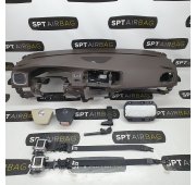 V60 SALPICADERO TABLERO DE INSTRUMENTOS AIRBAG CONJUNTO CINTURONES DE SEGURIDAD