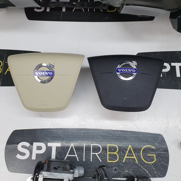 V60 CONSOLA DASHBOARD AIRBAG KIT SET BELTS BELT...